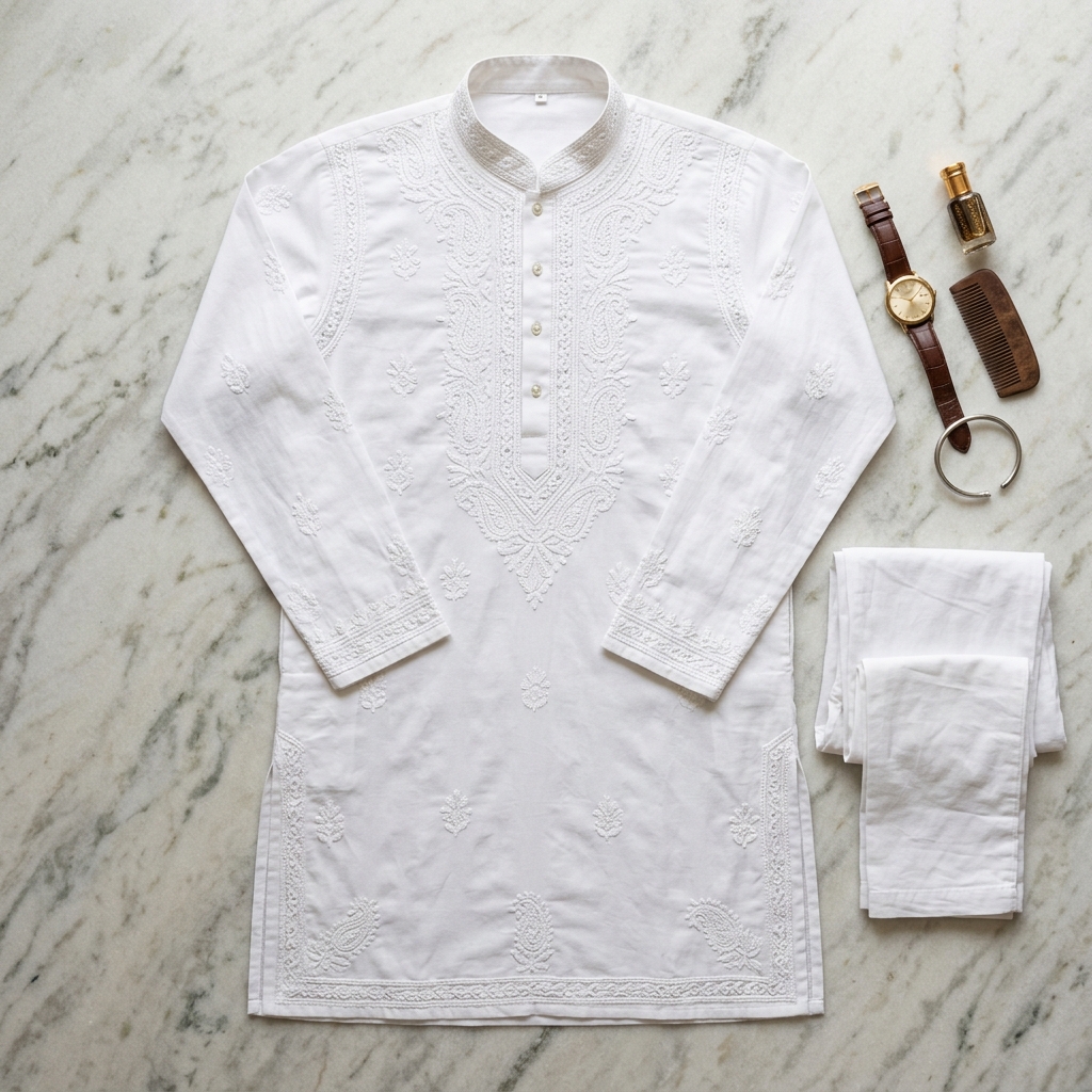 Chikankari Cotton Kurta