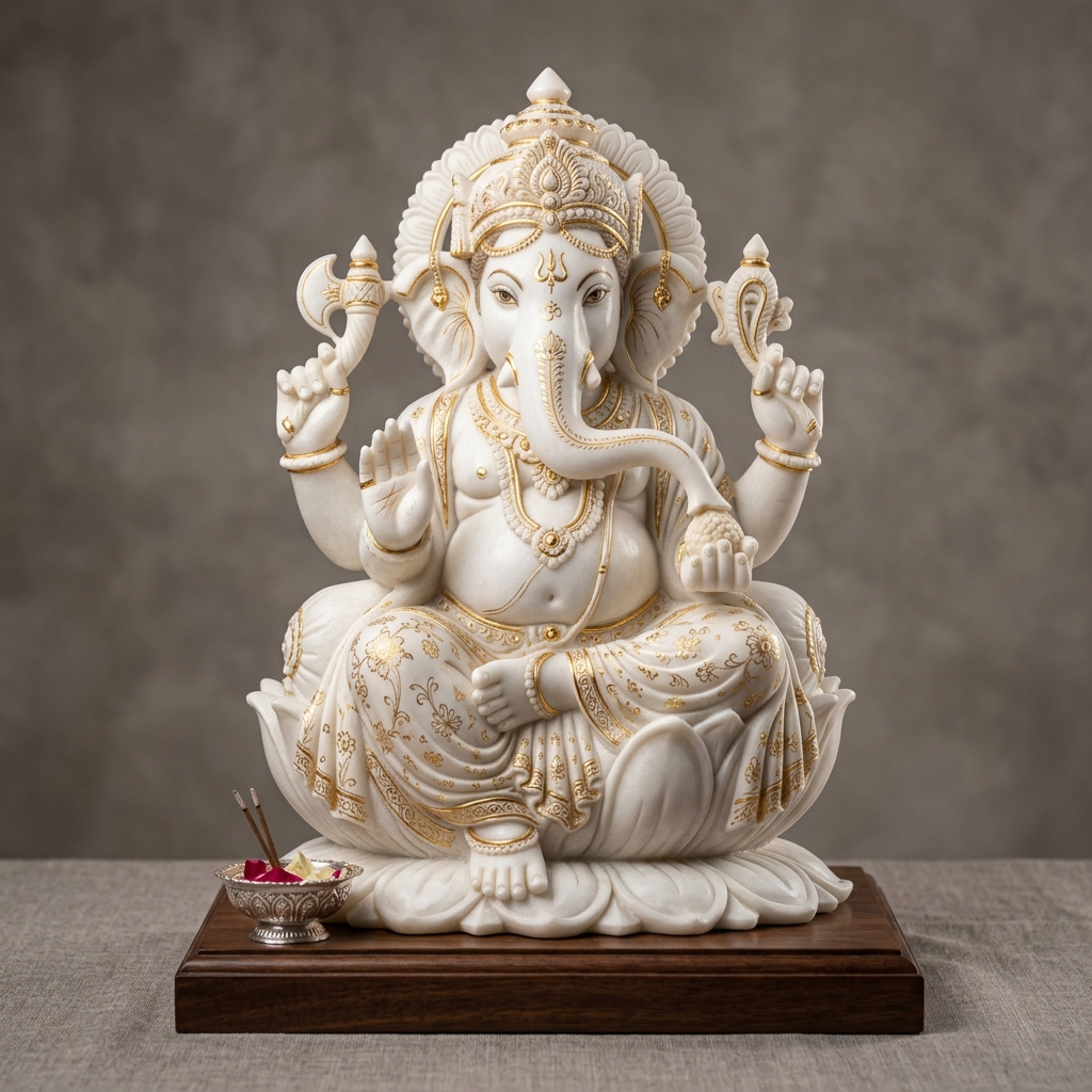 Marble Ganesha Statue